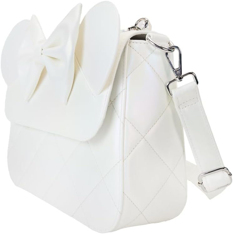 Loungefly Disney Minnie Mouse Iridescent Wedding Crossbody Bag - Image 2