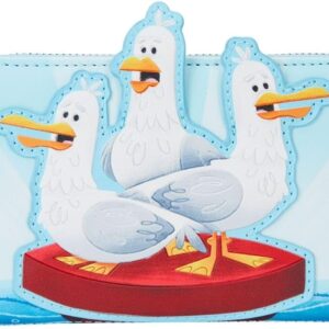Loungefly Disney Finding Nemo Seagulls Mine Mine Mine Zip Around Wallet