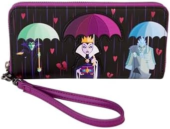 Loungefly Disney Villains Curse Your Hearts Wristlet Wallet