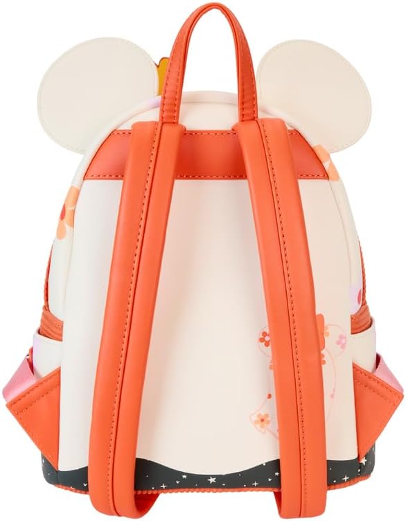 Loungefly Disney Minnie Mouse Floral Ghost Light Up Glow Mini Backpack - Image 5