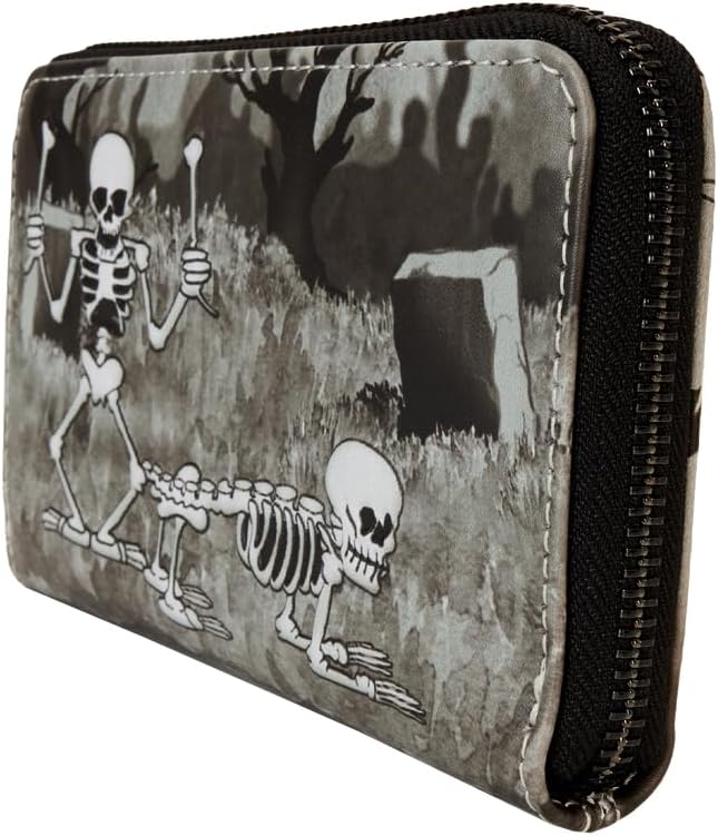 Loungefly Disney Skeleton Dance Zip Around Wallet - Image 2