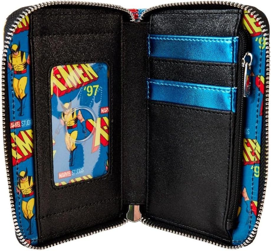 Loungefly Marvel Metallic X-Men Wolverine Zip-Around Wallet - Image 2