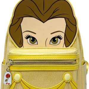 Loungefly Disney Beauty and the Beast Belle Cosplay Womens Double Strap Shoulder Bag Purse