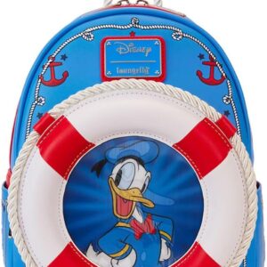 Loungefly Disney Donald Duck 90th Anniversary Lenticular Mini Backpack, Small
