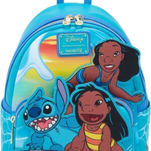 Loungefly Disney Lilo & Stitch Group Surfing Mini Backpack - BoxLunch Exclusive