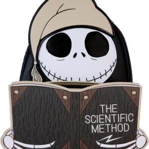 Loungefly Disney Nightmare Before Christmas Bedtime Jack Scientific Method Womens Double Strap Shoulder Bag Purse