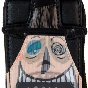 Loungefly Disney Nightmare Before Christmas Mayor Lenticular Accordion Zip Around Wallet