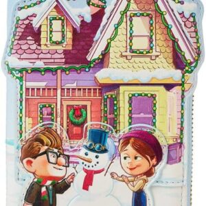 Loungefly Disney Pixar Up House Holiday Zip Around Wallet