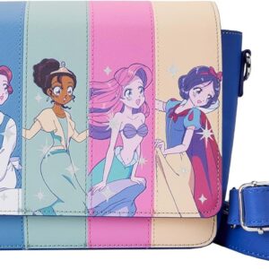 Loungefly Disney Princess Manga Style Crossbody Bag Bags and Backpacks
