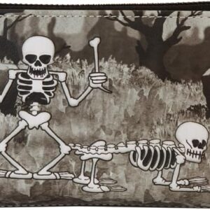 Loungefly Disney Skeleton Dance Zip Around Wallet