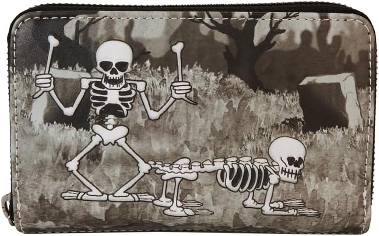 Loungefly Disney Skeleton Dance Zip Around Wallet