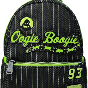 Loungefly Disney The Nightmare Before Christmas Team Oogie Boogie Jersey Mini Backpack