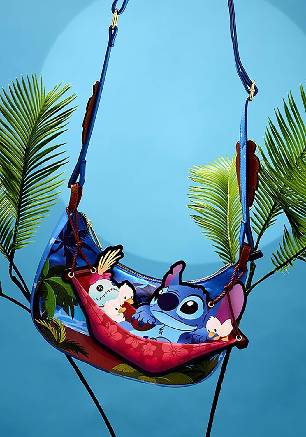 Loungefly Disney Lilo & Stitch Camping Cuties Crossbody Bag | Disney Accessories - Image 2