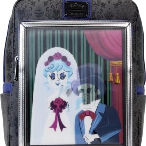 Loungefly Disney Haunted Mansion The Black Widow Bride Portrait Lenticular Backpack