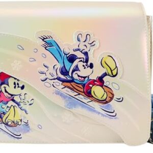 Loungefly Disney Mickey and Friends Winter Wonderland Crossbody Bag