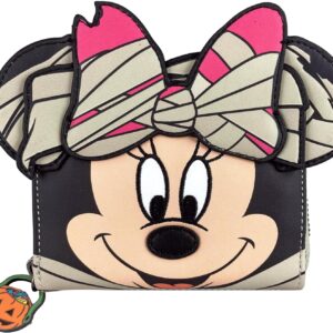 Loungefly Disney Minnie Mouse Mummy Halloween Faux Leather Wallet