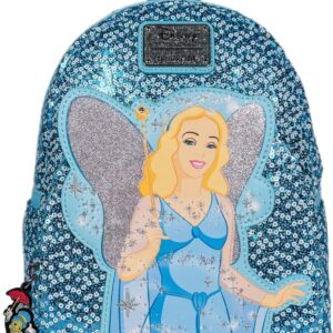 Loungefly Pinocchio's Blue Fairy Sequin Mini Backpack