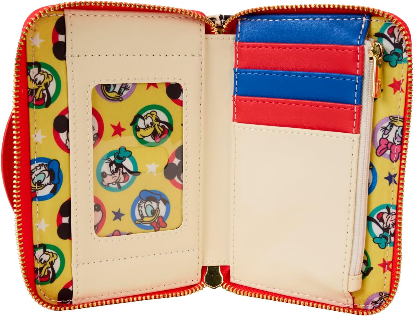 Loungefly Disney Mickey and Friends Classic Zip Around Wallet - Image 4