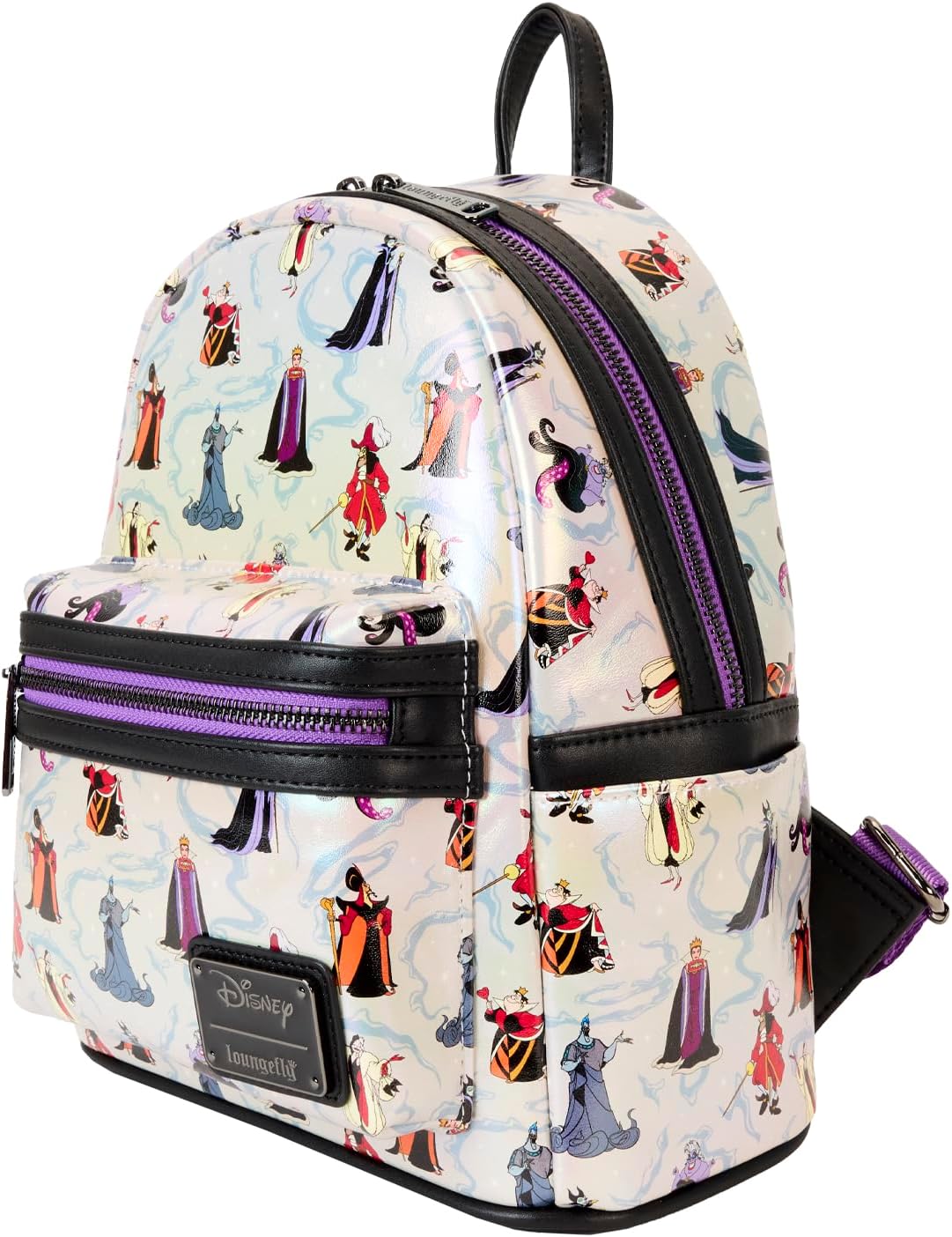 Loungefly Disney Villains Iridescent Mini Backpack - Image 2