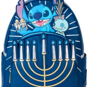 Loungefly Disney Lilo & Stitch Light Up Menorah Stitch Mini Backpack