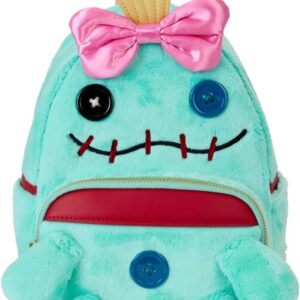 Loungefly Disney Lilo & Stitch Scrump Plush Cosplay Mini Backpack Womens Double Strap Shoulder Bag Purse