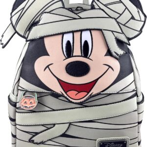 Loungefly Disney Mickey Mouse Mummy Halloween Womens Double Strap Shoulder Bag Purse