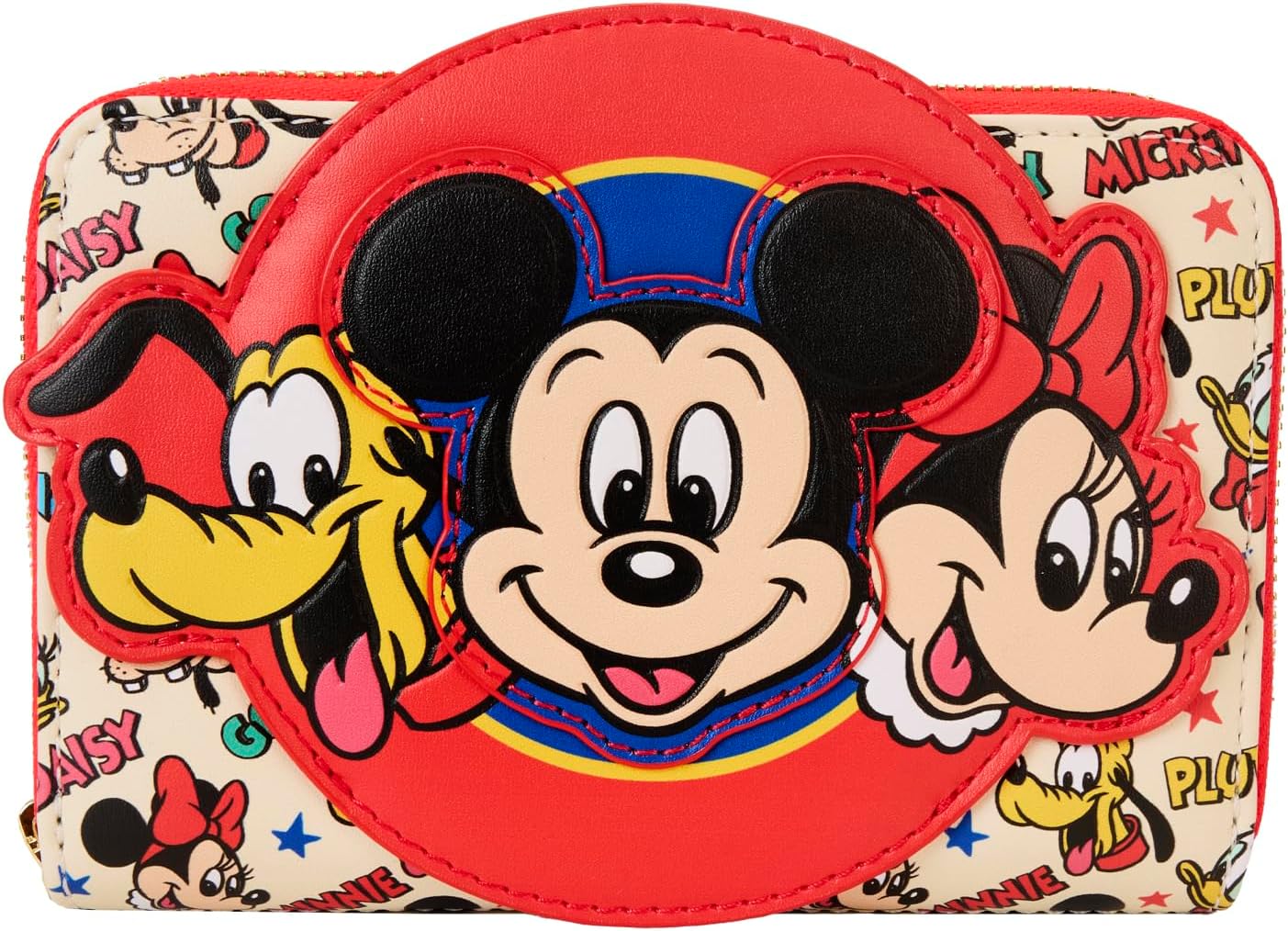 Loungefly Disney Mickey and Friends Classic Zip Around Wallet