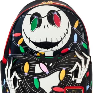 Loungefly Disney NBC Smiling Jack Light Up Mini Backpack