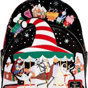 Loungefly Disney The Nightmare Before Christmas Carousel Mini Backpack