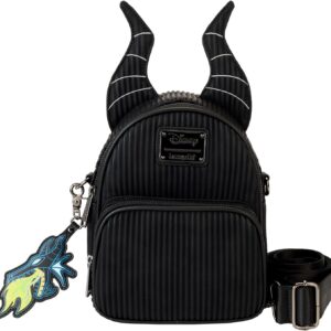 Loungefly Disney Villains Malificent Convertible Mini Backpack
