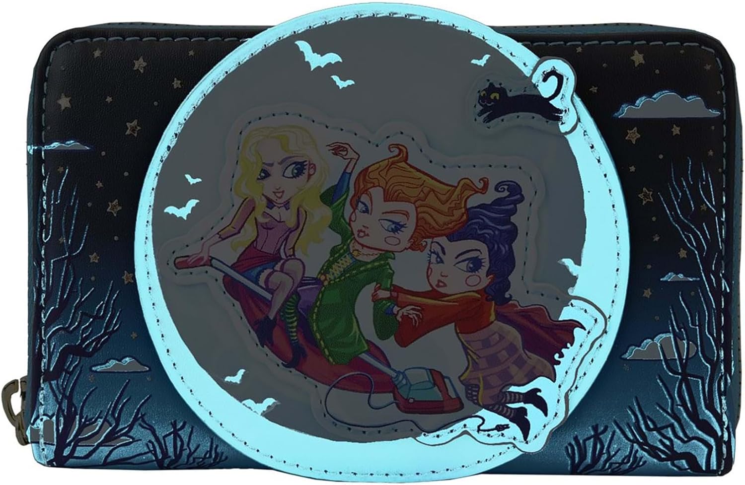 Loungefly Hocus Pocus Poster Glow Zip Around Wallet – DisneyLoungefly.com