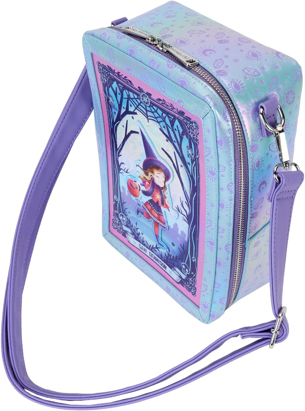 Loungefly Hocus Pocus Tarot Card Iridescent Crossbody Bag - Image 3