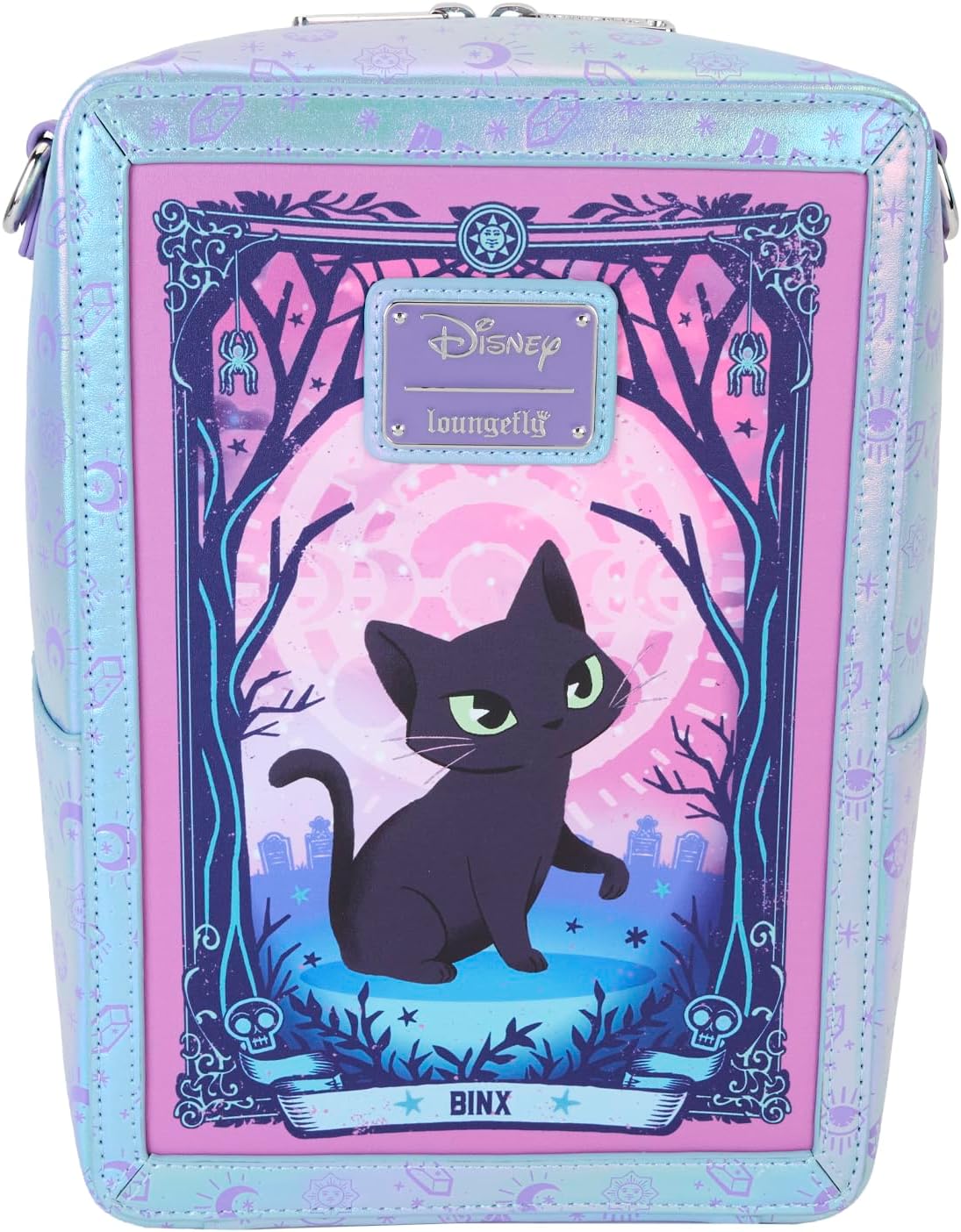 Loungefly Hocus Pocus Tarot Card Iridescent Crossbody Bag - Image 4