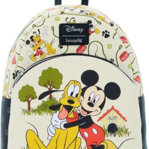 Loungefly Disney Mickey Mouse & Pluto Mini Backpack MULTI NONE