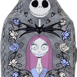 Loungefly Disney Nightmare Before Christmas Jack & Sally Eternally Yours Tombstone Mini Backpack