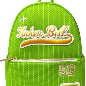 Loungefly Disney Peter Pan Team Tinker Bell Jersey Mini Backpack