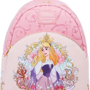 Loungefly Disney Sleeping Beauty Briar Rose Filigree Mini Backpack PINK NONE