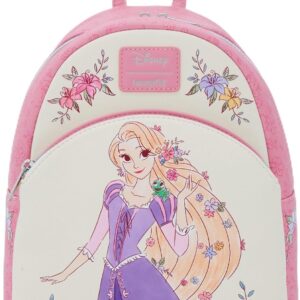 Loungefly Disney Tangled Rapunzel Flowers Mini Backpack MAUVE ROSE NONE