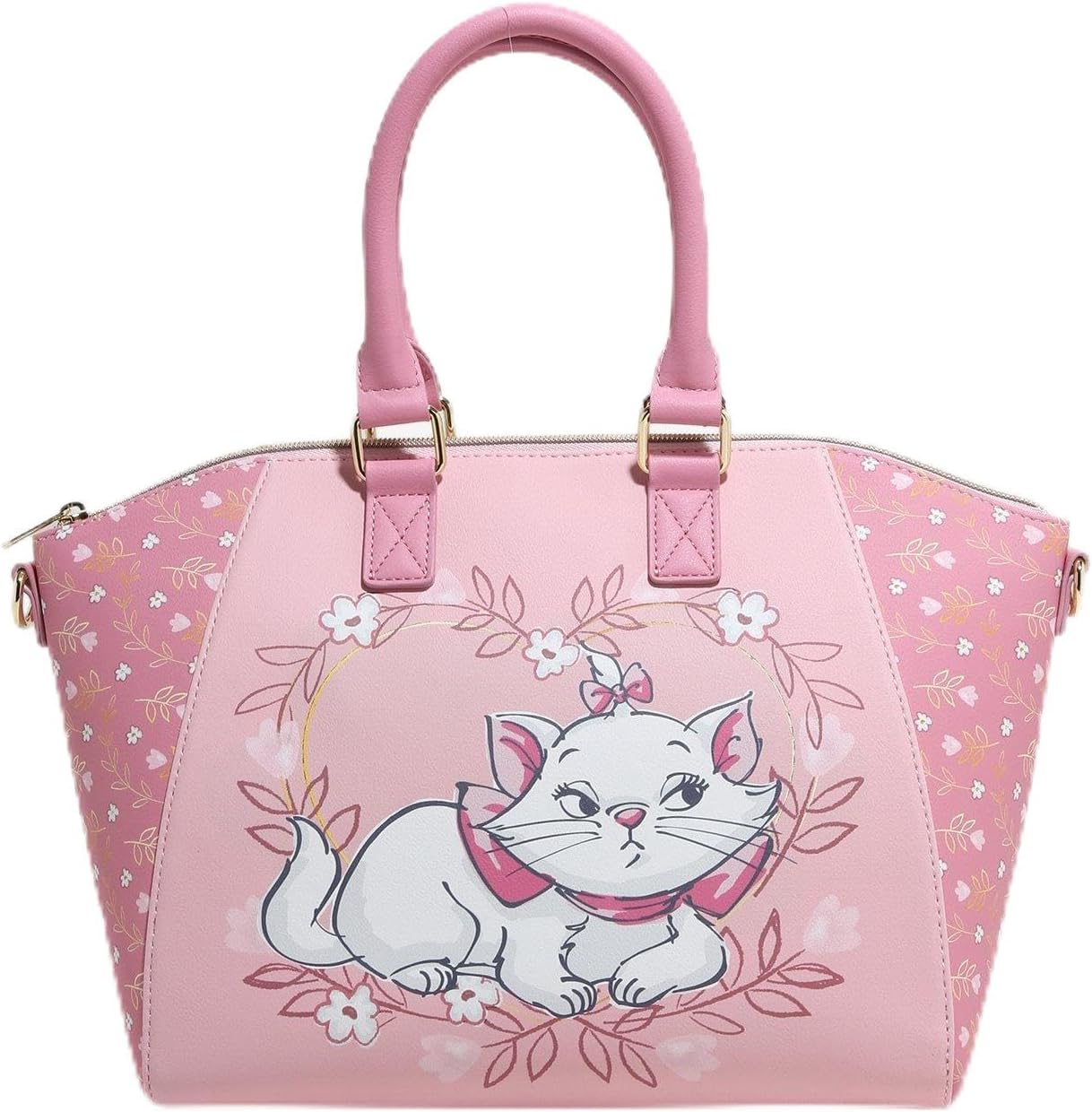Loungefly Disney The Aristocats Marie Flowers Satchel Bag PINK NONE