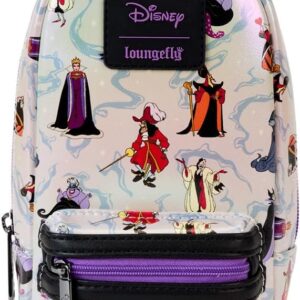 Loungefly Disney Villains Iridescent Mini Backpack Pencil Case