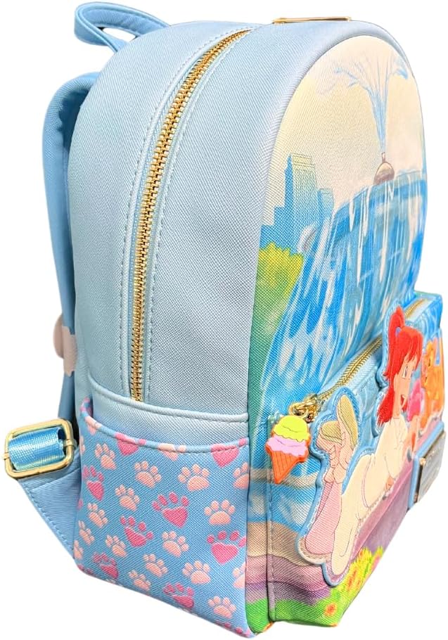 Loungefly Disney Exclusive Oliver and Company Oliver and Jenny Ice Cream Mini Backpack - Image 2
