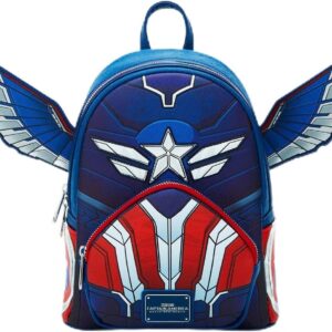 Loungefly Marvel Captain America: Brave New World Captain America Suit Figural Mini Backpack