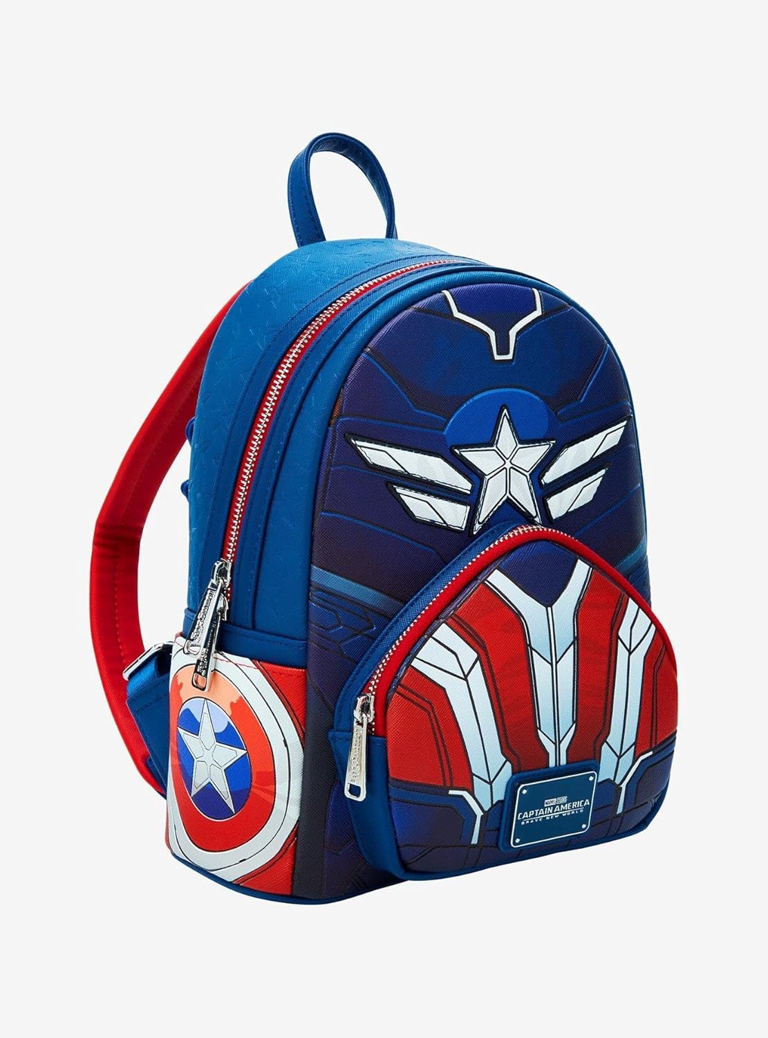 Loungefly Marvel Captain America: Brave New World Captain America Suit Figural Mini Backpack - Image 2