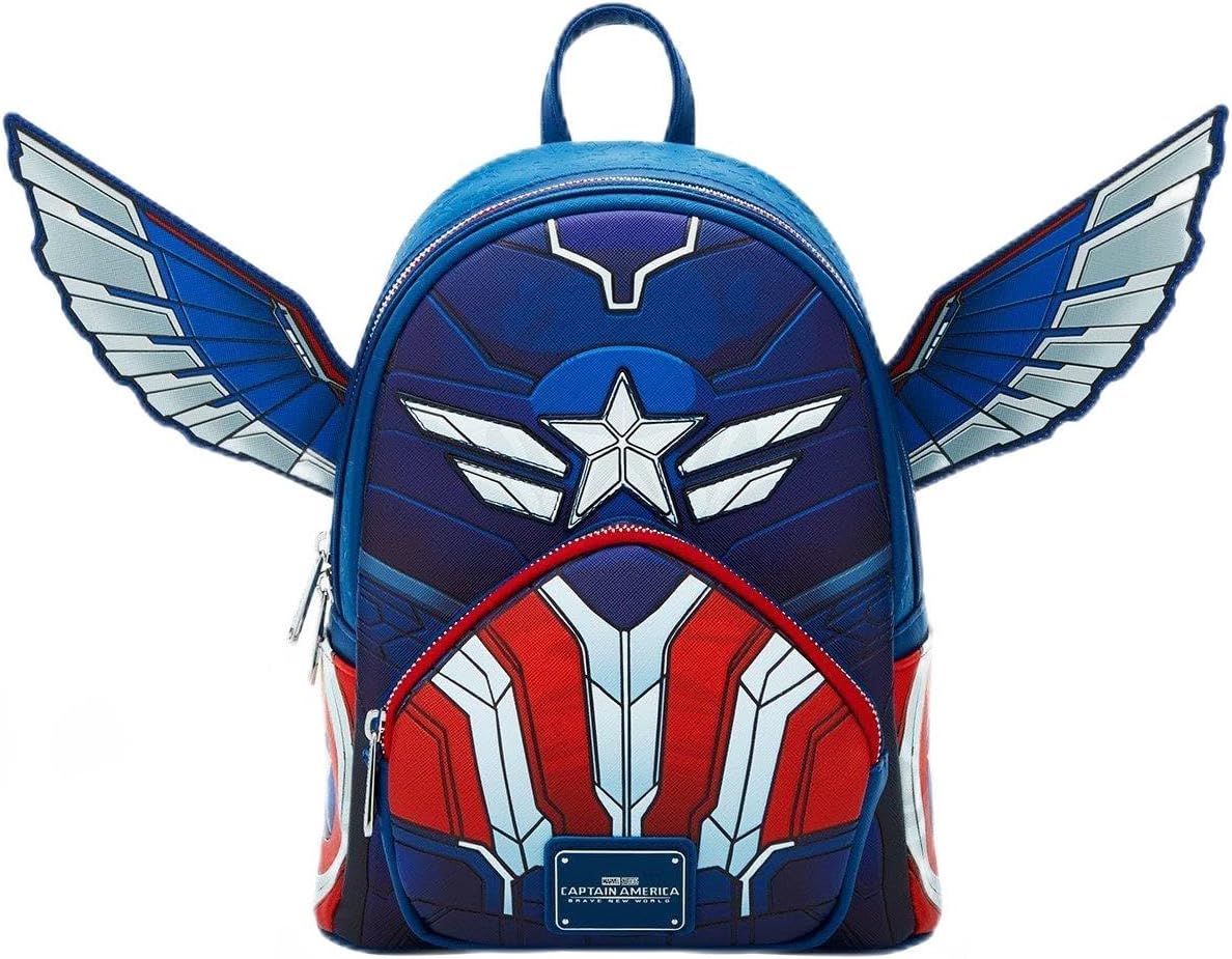 Loungefly Marvel Captain America: Brave New World Captain America Suit Figural Mini Backpack