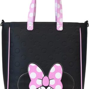 Loungefly Disney Minnie Floral Rock The Dots Tote Bag with Coin Bag
