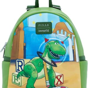 Loungefly Disney Pixar Toy Story Rex Little Arms Mini Backpack GREEN NONE