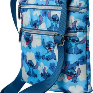 Loungefly Disney Stitch Passport Crossbody Travel Bag