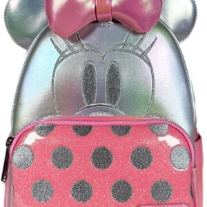 Loungefly Platinum Minnie Mouse Mini Backpack