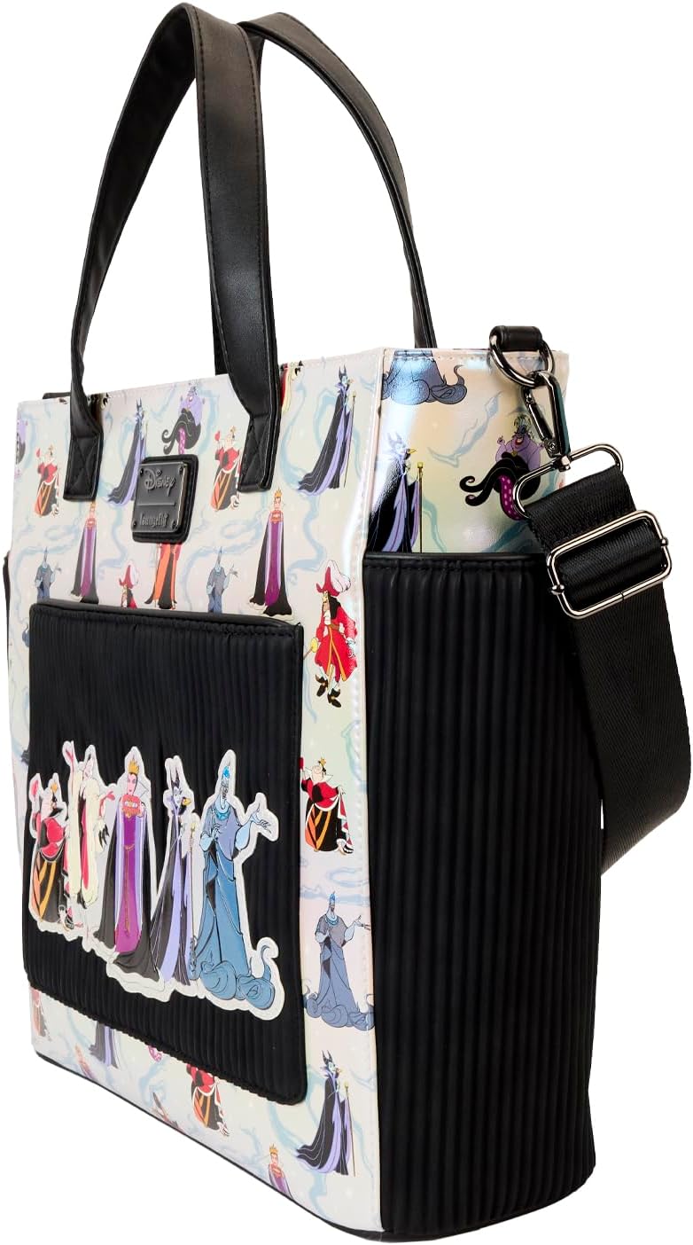 Loungefly Disney Villains AOP Convertible Backpack & Tote Bag - Image 2
