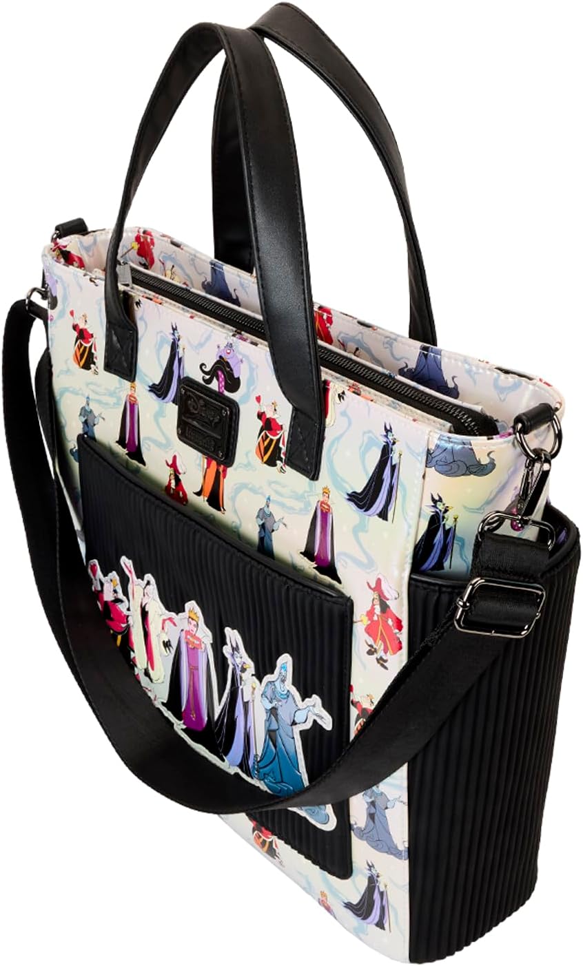 Loungefly Disney Villains AOP Convertible Backpack & Tote Bag - Image 3